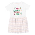 thumbnail image 1 of Inktastic Mamaw Loves Me Girls Apparel Girls Toddler Dress, 1 of 5