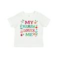 thumbnail image 1 of Inktastic Mamaw Loves Me Girls Apparel Girls Toddler T-Shirt, 1 of 5