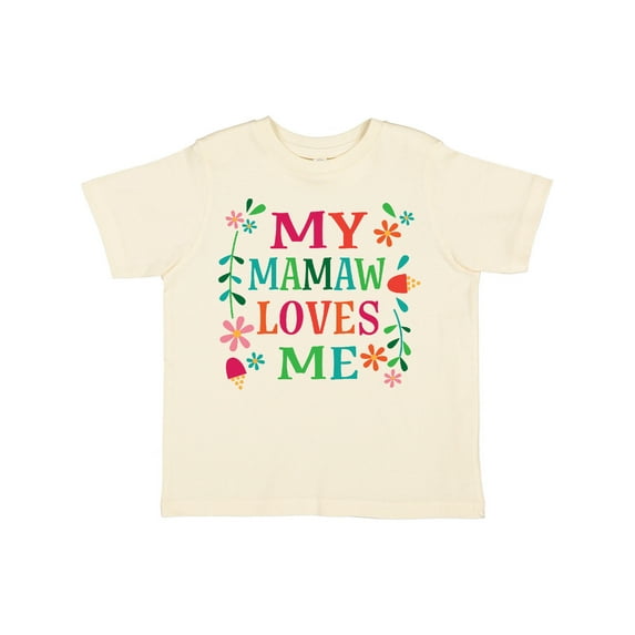 Inktastic Mamaw Loves Me Girls Apparel Girls Toddler T-Shirt