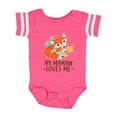 thumbnail image 1 of Inktastic Mamaw Loves Me Grandchild Fox Boys or Girls Baby Bodysuit, 1 of 5