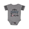 thumbnail image 1 of Inktastic Mamaw Loves Me Grandchild Girls Baby Bodysuit, 1 of 4