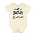 thumbnail image 1 of Inktastic Mamaw Loves Me Grandchild Girls Baby Bodysuit, 1 of 5
