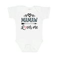 thumbnail image 1 of Inktastic Mamaw Loves Me Grandchild Girls Baby Bodysuit, 1 of 5
