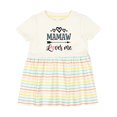 thumbnail image 1 of Inktastic Mamaw Loves Me Grandchild Girls Baby Dress, 1 of 5