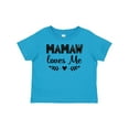 thumbnail image 1 of Inktastic Mamaw Loves Me Grandchild Girls Baby T-Shirt, 1 of 5