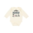 thumbnail image 1 of Inktastic Mamaw Loves Me Grandchild Girls Long Sleeve Baby Bodysuit, 1 of 5