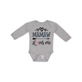 thumbnail image 1 of Inktastic Mamaw Loves Me Grandchild Girls Long Sleeve Baby Bodysuit, 1 of 5