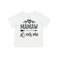 thumbnail image 1 of Inktastic Mamaw Loves Me Grandchild Girls Toddler T-Shirt, 1 of 5