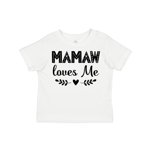 Inktastic Mamaw Loves Me Grandchild Girls Toddler T-Shirt