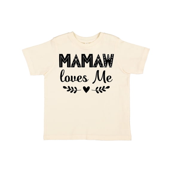 Inktastic Mamaw Loves Me Grandchild Girls Toddler T-Shirt