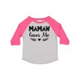 thumbnail image 1 of Inktastic Mamaw Loves Me Grandchild Girls Toddler T-Shirt, 1 of 5