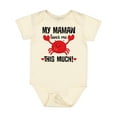 thumbnail image 1 of Inktastic Mamaw Loves Me Grandson Boys or Girls Baby Bodysuit, 1 of 5