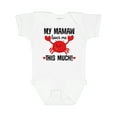 thumbnail image 1 of Inktastic Mamaw Loves Me Grandson Boys or Girls Baby Bodysuit, 1 of 5