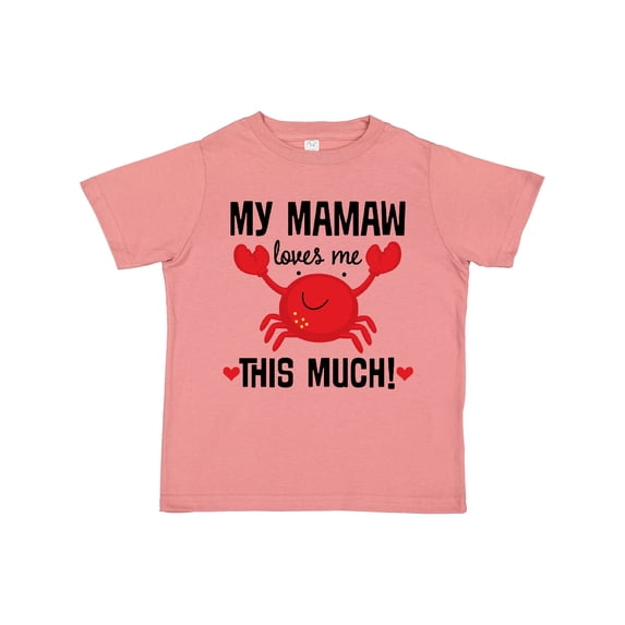 Inktastic Mamaw Loves Me Grandson Gift Boys or Girls Toddler T-Shirt