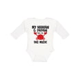 thumbnail image 1 of Inktastic Mamaw Papaw Love Me Boys or Girls Long Sleeve Baby Bodysuit, 1 of 5