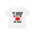 thumbnail image 1 of Inktastic Mamaw Papaw Love Me Boys or Girls Toddler T-Shirt, 1 of 5