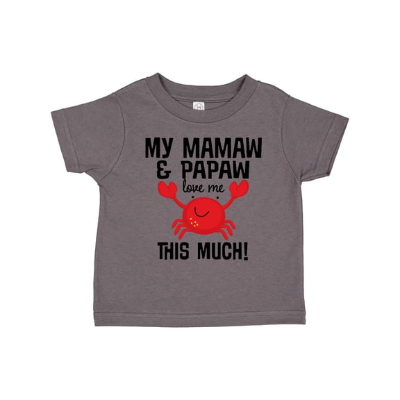 Inktastic Mamaw Papaw Love Me Boys or Girls Toddler T-Shirt