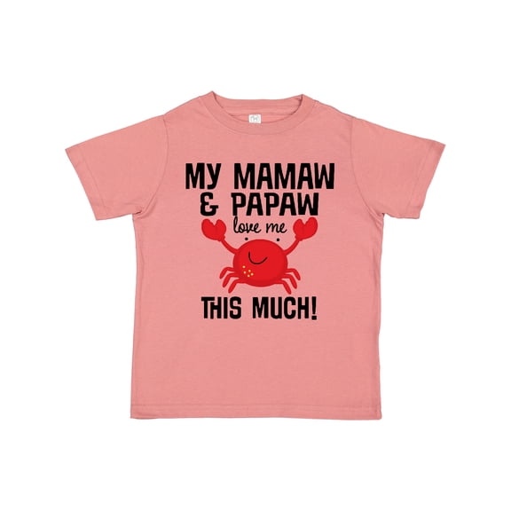 Inktastic Mamaw Papaw Love Me Boys or Girls Toddler T-Shirt