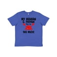 thumbnail image 1 of Inktastic Mamaw Papaw Love Me Youth T-Shirt, 1 of 5