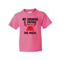 thumbnail image 1 of Inktastic Mamaw Papaw Love Me Youth T-Shirt, 1 of 5