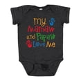 thumbnail image 1 of Inktastic Mamaw and Papaw Love Me Boys or Girls Baby Bodysuit, 1 of 5
