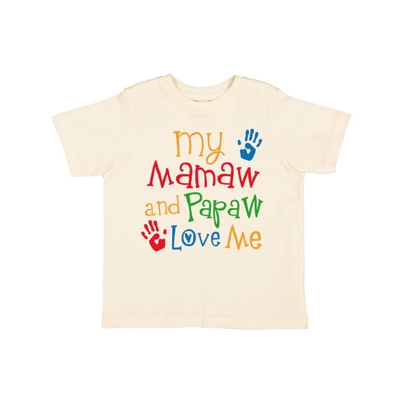 Inktastic Mamaw and Papaw Love Me Boys or Girls Toddler T-Shirt