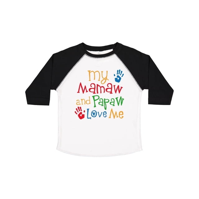 Inktastic Mamaw and Papaw Love Me Boys or Girls Toddler T-Shirt