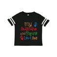 thumbnail image 1 of Inktastic Mamaw and Papaw Love Me Boys or Girls Toddler T-Shirt, 1 of 5