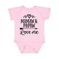 thumbnail image 1 of Inktastic Mamaw and Papaw Love Me Girls Baby Bodysuit, 1 of 5