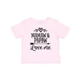 thumbnail image 1 of Inktastic Mamaw and Papaw Love Me Girls Baby T-Shirt, 1 of 5