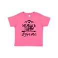 thumbnail image 1 of Inktastic Mamaw and Papaw Love Me Girls Baby T-Shirt, 1 of 5