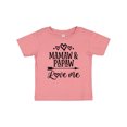 thumbnail image 1 of Inktastic Mamaw and Papaw Love Me Girls Baby T-Shirt, 1 of 5