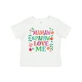 thumbnail image 1 of Inktastic Mamaw and Papaw Love Me Girls Toddler T-Shirt, 1 of 5