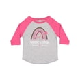 thumbnail image 1 of Inktastic Mamaw and Papaw Love Me Rainbow Girls Toddler T-Shirt, 1 of 5