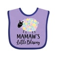 thumbnail image 1 of Inktastic Mamaw for Grandchild Girls Girls Baby Bib, 1 of 4