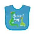 thumbnail image 1 of Inktastic Mamaws Boy Grandson Gift Dinosaur Boys Baby Bib, 1 of 4