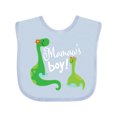 thumbnail image 1 of Inktastic Mamaws Boy Grandson Gift Dinosaur Boys Baby Bib, 1 of 4