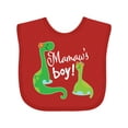 thumbnail image 1 of Inktastic Mamaws Boy Grandson Gift Dinosaur Boys Baby Bib, 1 of 4