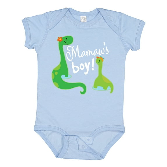 Inktastic Mamaws Boy Grandson Gift Dinosaur Boys Baby Bodysuit