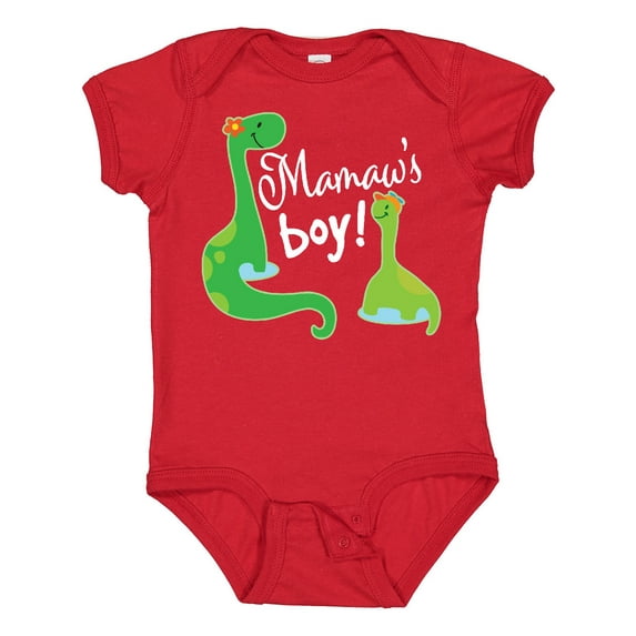 Inktastic Mamaws Boy Grandson Gift Dinosaur Boys Baby Bodysuit