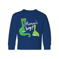 thumbnail image 1 of Inktastic Mamaws Boy Grandson Gift Dinosaur Long Sleeve Youth T-Shirt, 1 of 5