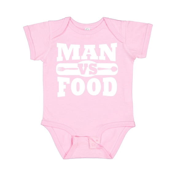 Inktastic Man vs Food Boys or Girls Baby Bodysuit