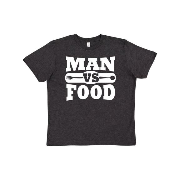 Inktastic Man vs Food Youth T-Shirt