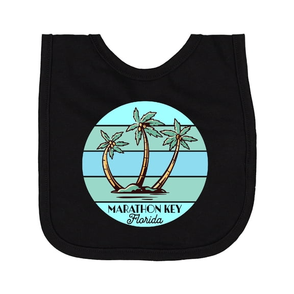 Inktastic Marathon Key Florida Newborn Bib