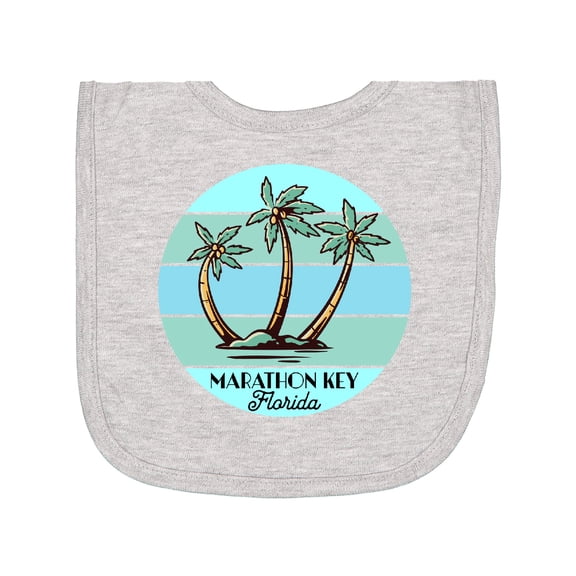 Inktastic Marathon Key Florida Newborn Bib