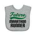 thumbnail image 1 of Inktastic Marathon Runner Childs Boys Baby Bib, 1 of 4