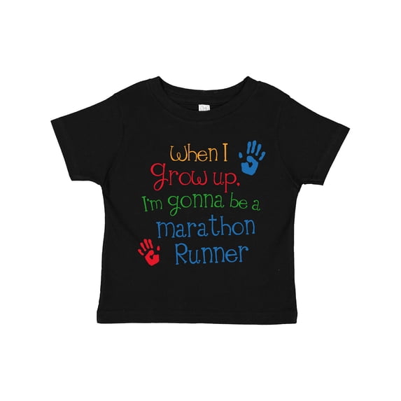 Inktastic Marathon Runner Future Boys or Girls Toddler T-Shirt