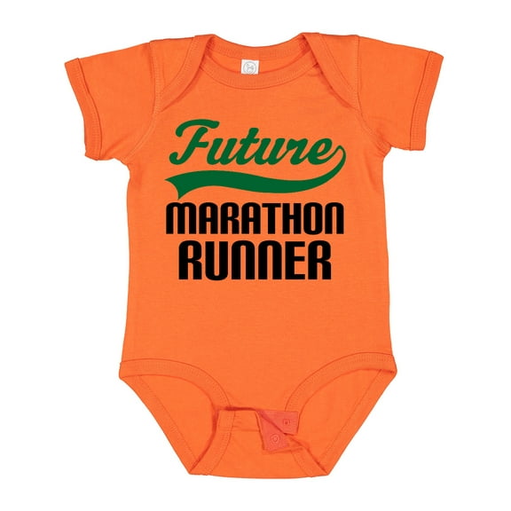 Inktastic Marathon Runner Childs Boys Baby Bodysuit