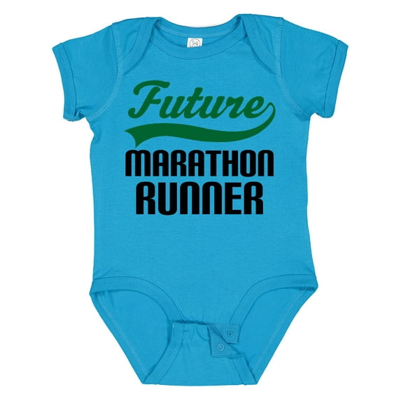 Inktastic Marathon Runner Childs Boys Baby Bodysuit