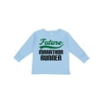 thumbnail image 1 of Inktastic Marathon Runner Gift Childs Boys Long Sleeve Toddler T-Shirt, 1 of 5